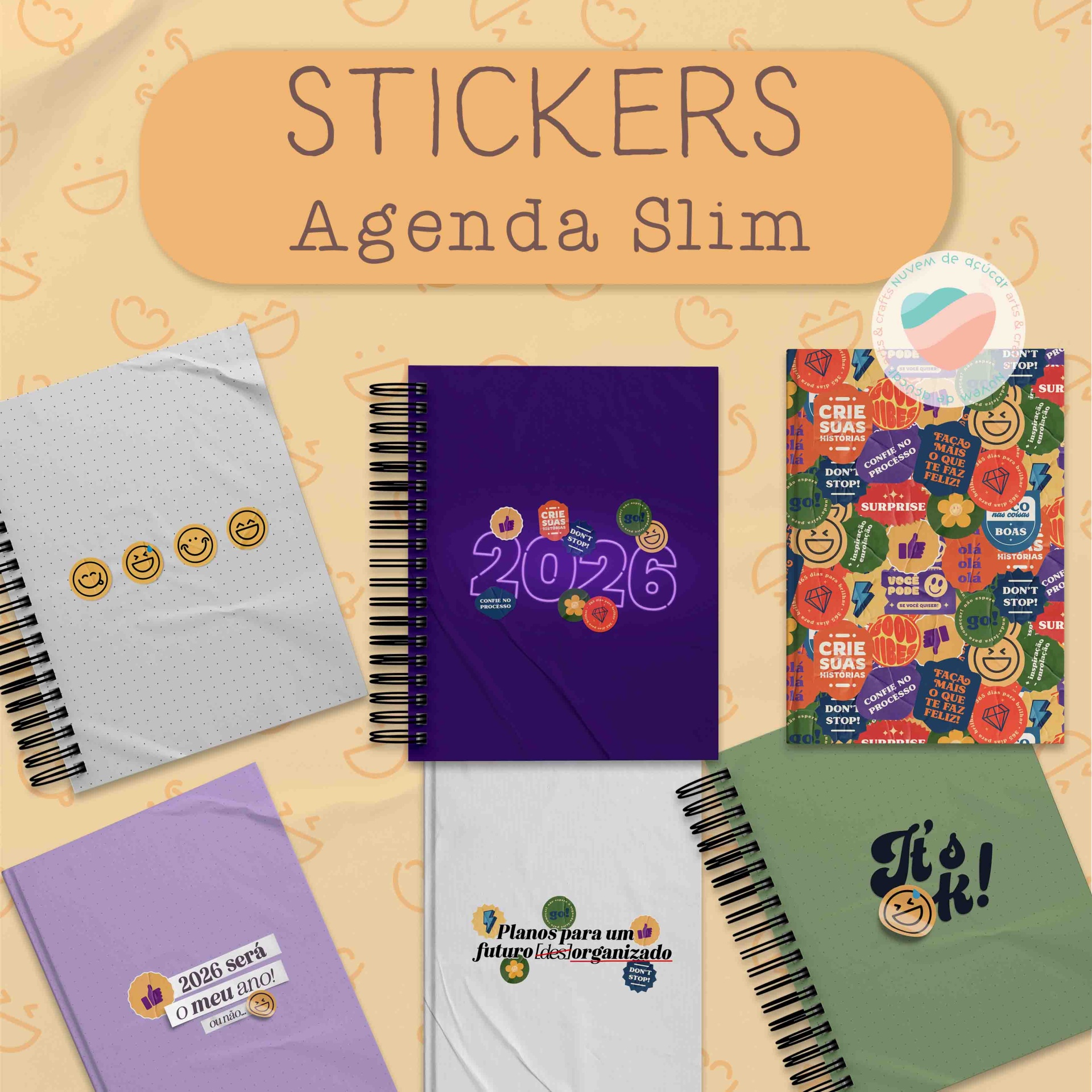 Agenda Slim A5 -  Stickers