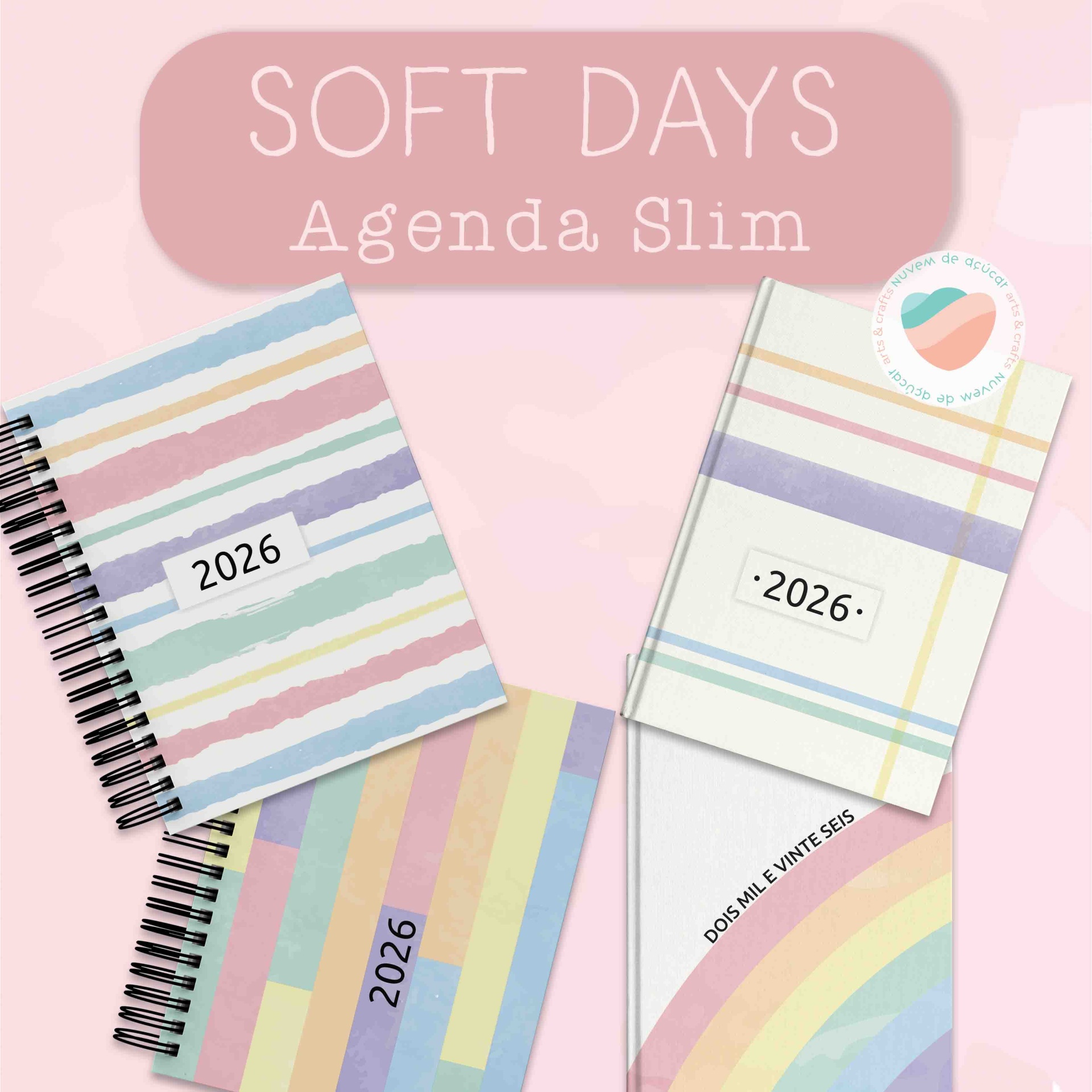 Agenda Slim A5 - Soft Days