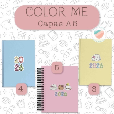 Agenda&#x20;Slim&#x20;A5&#x20;-&#x20;Color&#x20;Me