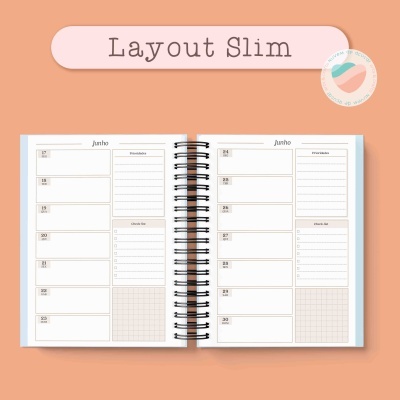 Agenda Slim A5 - Soft Days