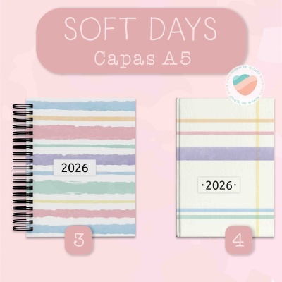 Agenda Slim A5 - Soft Days