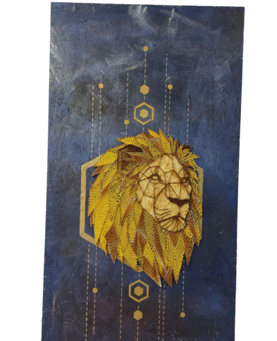 Leão Indomável String Art