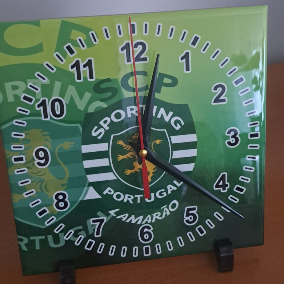 Relógio Azulejo Sporting Relógio Azulejo Sporting