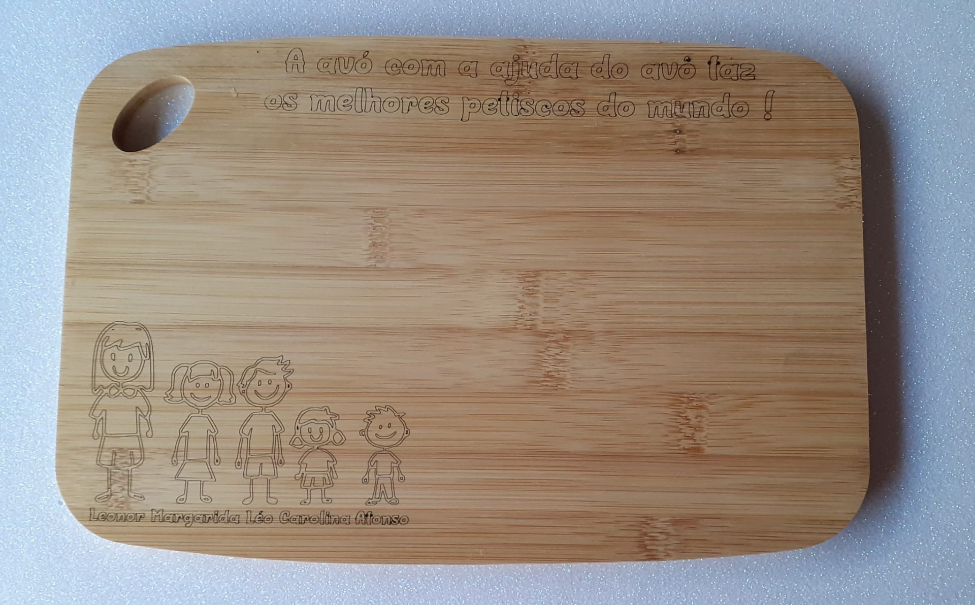 Tábua de Cozinha Personalizada "Avós" Tábua de Cozinha Personalizada "Avós"