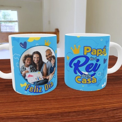 Caneca Papá Com Foto - 12 Imagens
