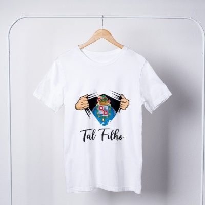 Conjunto 3 T-shirt FC PortoTal MãeTal Filho Tal Filha