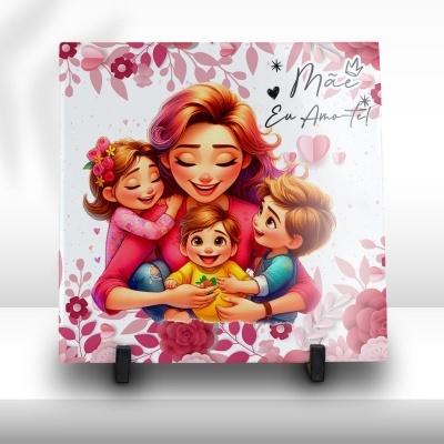 Azulejo Mãe Eu Amo-te Azulejo Mãe Eu Amo-te