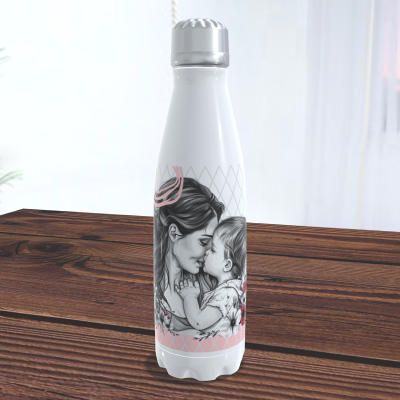 Garrafa Térmica INOX Mãe Amor Garrafa Térmica INOX Mãe Amor