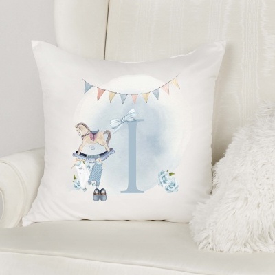 Capa de Almofada Alfabeto Menino Personalizado