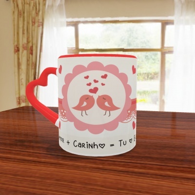 Caneca Namorados Com Foto - 18 Temas