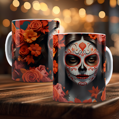 Caneca Dia dos Mortos