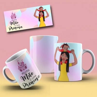 Caneca Mãe Princesa - 11 Imagens