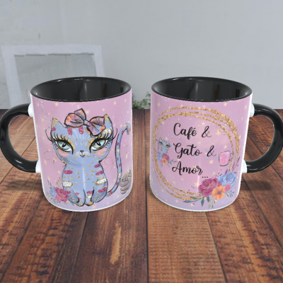 Canecas Café com Gato