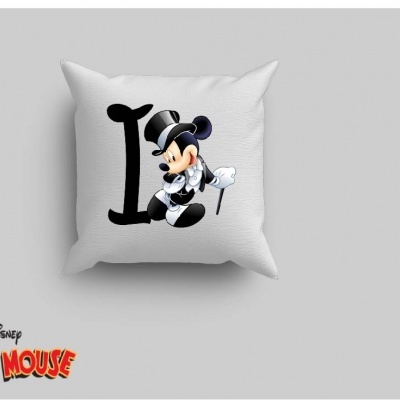 Capa de Almofada Alfabeto Disney Inicial Menino