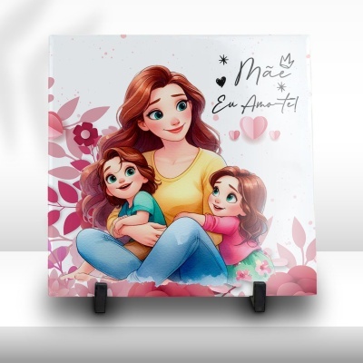 Azulejo Mãe Eu Amo-te Azulejo Mãe Eu Amo-te