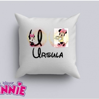 Capa de Almofada Personalizada Alfabeto Disney Menina