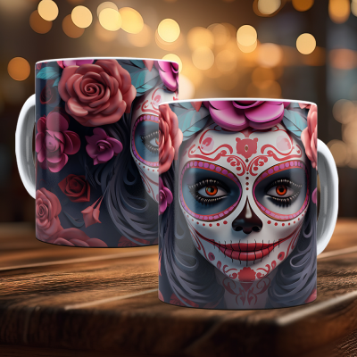 Caneca Dia dos Mortos