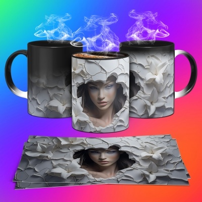 Caneca Halloween Imagem  3D