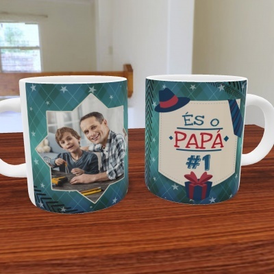 Caneca Papá Com Foto - 12 Imagens