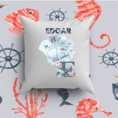 Almofada Alfabeto Menino Personalizado