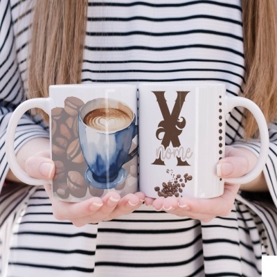 Caneca Alfabeto Café