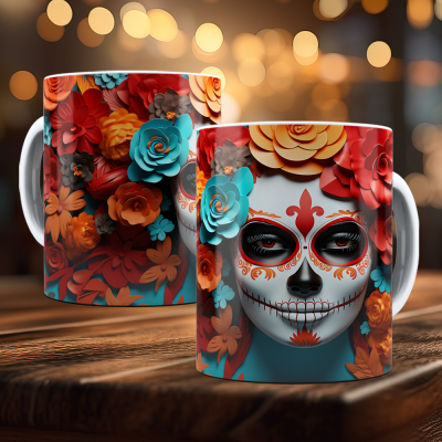 Caneca Dia dos Mortos