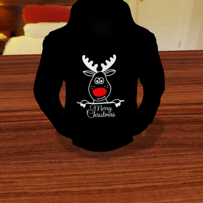 SweatShirt C/ Capuz "Rena Merry Christmas" SweatShirt C/ Capuz "Rena Merry Christmas"