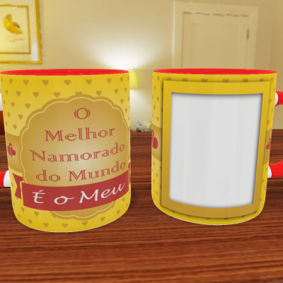 Caneca Namorados Com Foto - 18 Temas