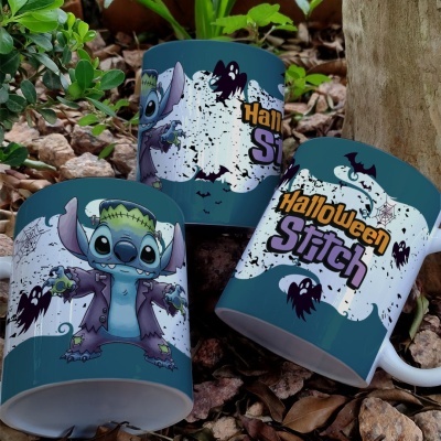 Caneca Stitch Hallowen