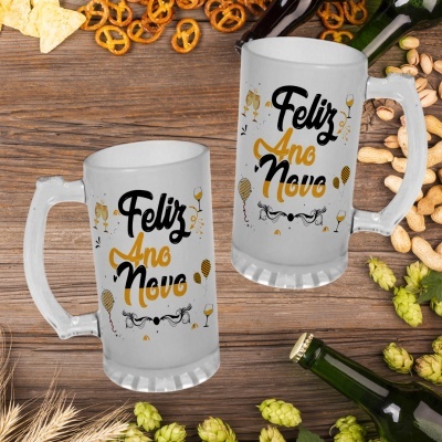 Caneca de Cerveja Ano Novo