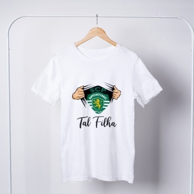 Conjunto 3 T-shirt SportingTal PaiTal Filho Tal Filha