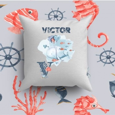 Almofada Alfabeto Menino Personalizado