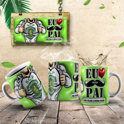 Caneca Sporting Pai Mesma Paixão