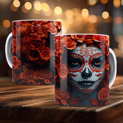 Caneca Dia dos Mortos