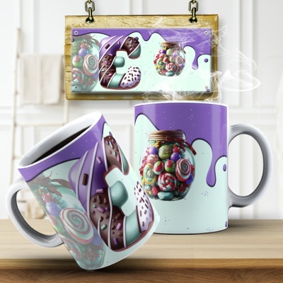 Caneca Alfabeto Doces