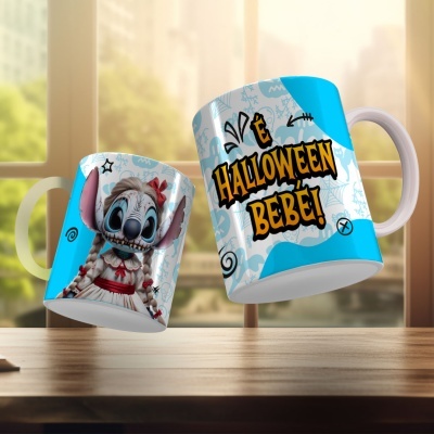 Caneca Stitch Hallowen