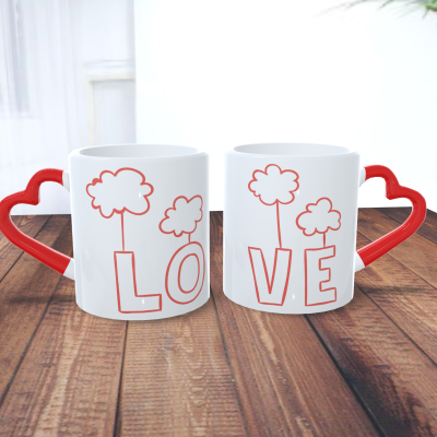 Par de Canecas Namorados Casais