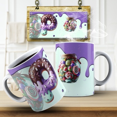 Caneca Alfabeto Doces