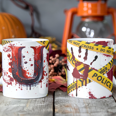 Caneca Alfabeto Hallowen