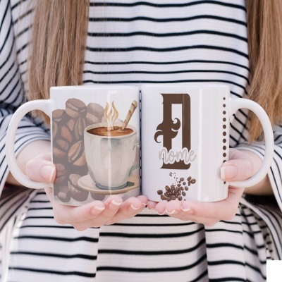 Caneca Alfabeto Café