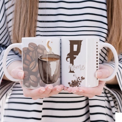 Caneca Alfabeto Café