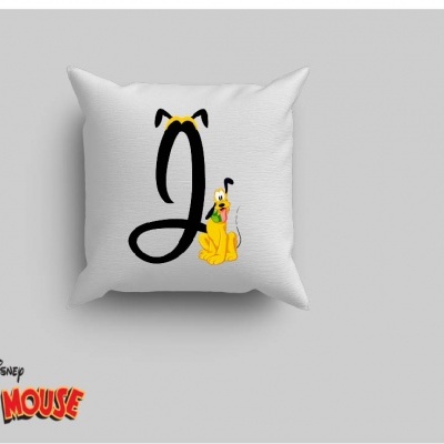 Capa de Almofada Alfabeto Disney Inicial Menino