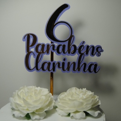 Topo de Bolo Personalizado