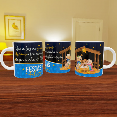 Canecas de Natal c/ frases - 12 temas