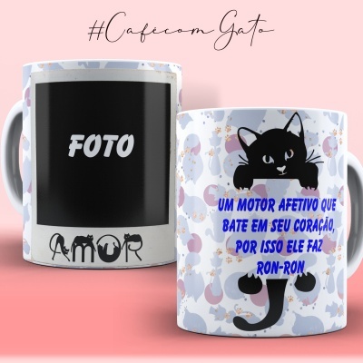 Canecas Café com Gato
