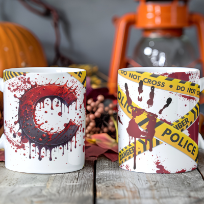 Caneca Alfabeto Hallowen
