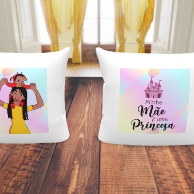 Capa de Almofada Mãe Princesa