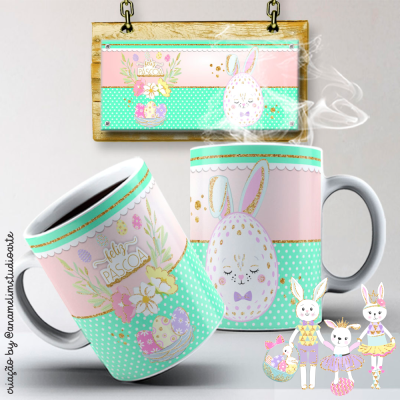 Caneca Feliz Páscoa