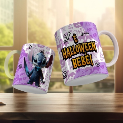 Caneca Stitch Hallowen