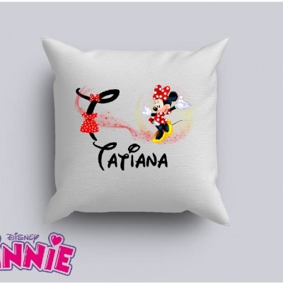 Capa de Almofada Personalizada Alfabeto Disney Menina